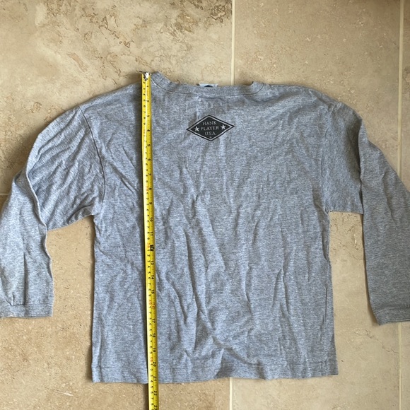 EUC HANK PLAYER USA LONG SLEEVE SHIRT Grey. SIZE XL COTTON SPORTS - Picture 3 of 4